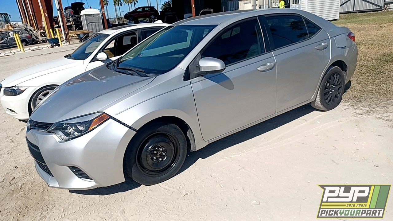 2014 TOYOTA COROLLA partes disponibles