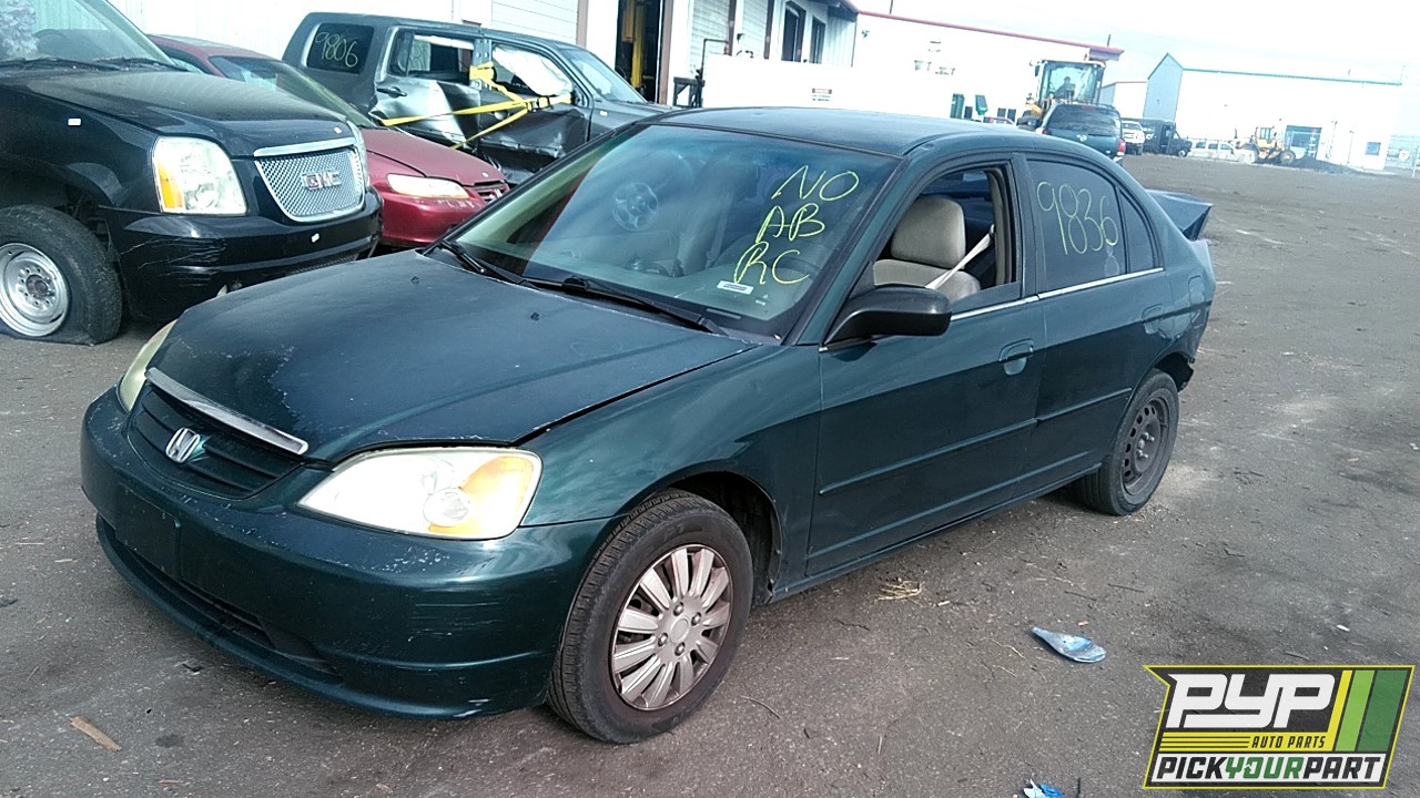 2002 HONDA CIVIC available for parts