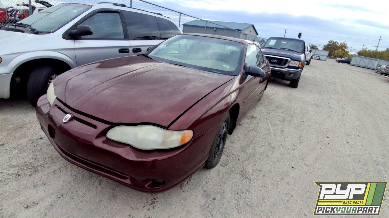 2002 CHEVROLET MONTE CARLO partes disponibles