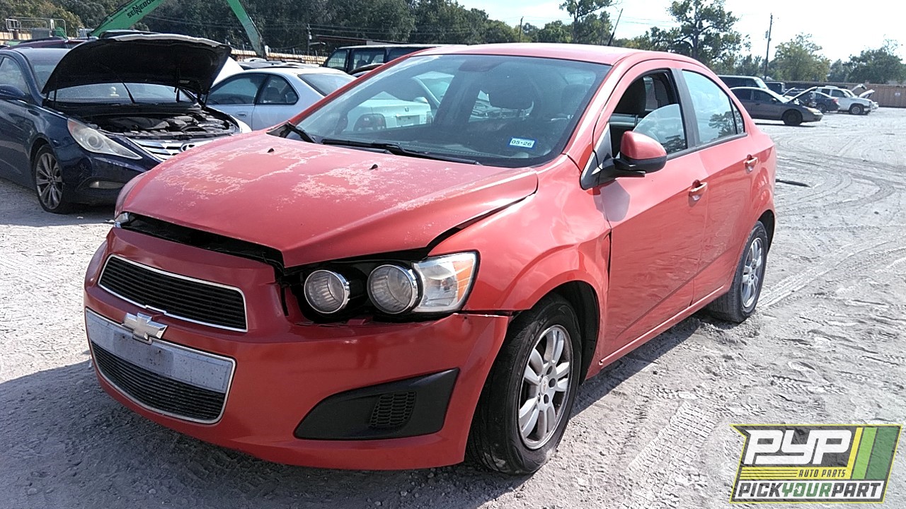 2012 CHEVROLET SONIC partes disponibles