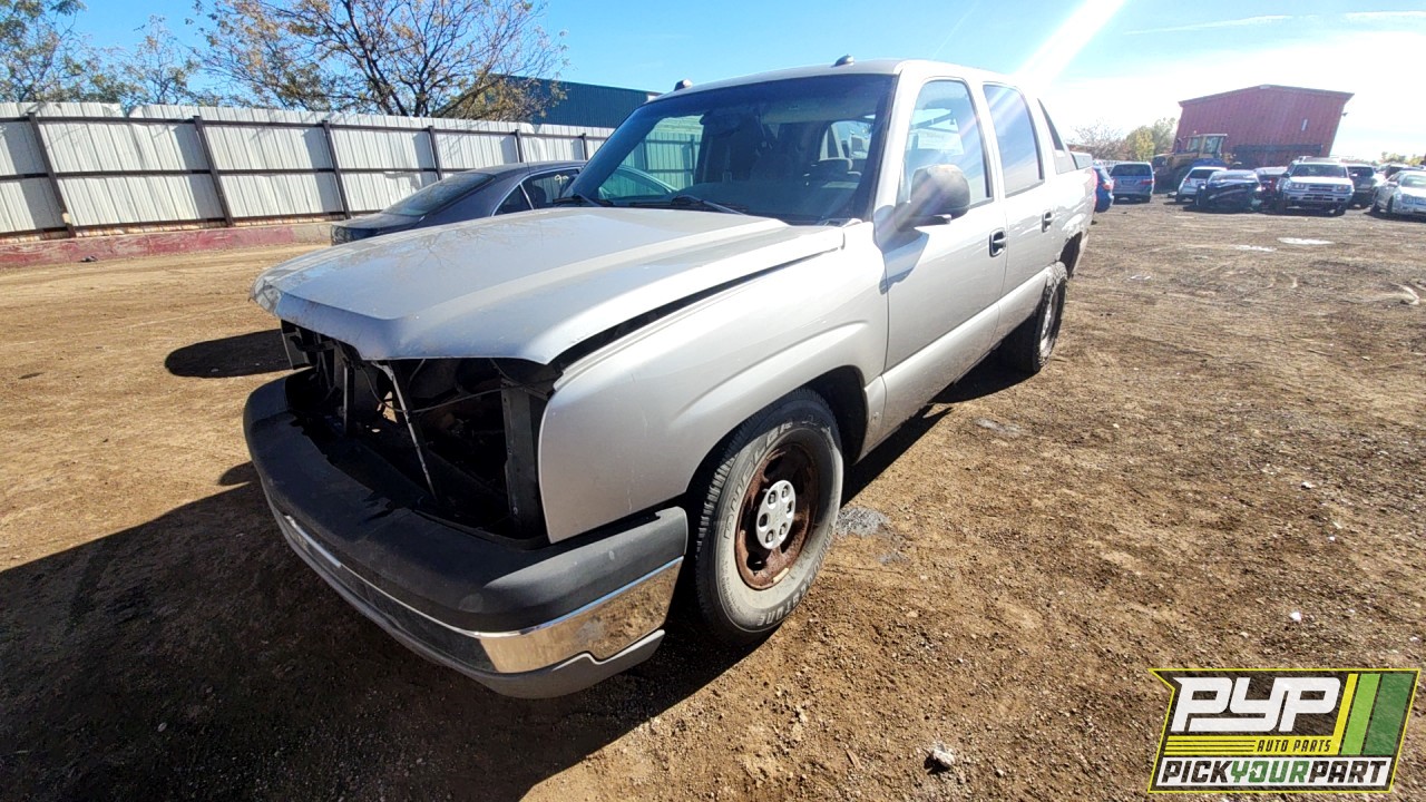 2005 CHEVROLET AVALANCHE 1500 partes disponibles