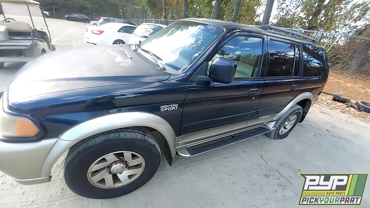 2002 MITSUBISHI MONTERO SPORT partes disponibles