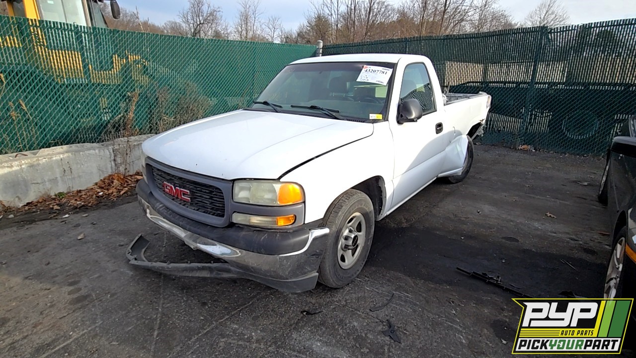 2002 GMC SIERRA 1500 available for parts