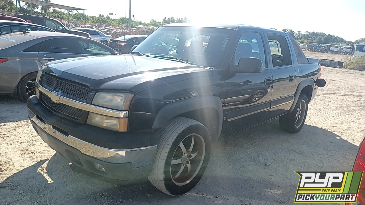 2004 CHEVROLET AVALANCHE 1500 partes disponibles