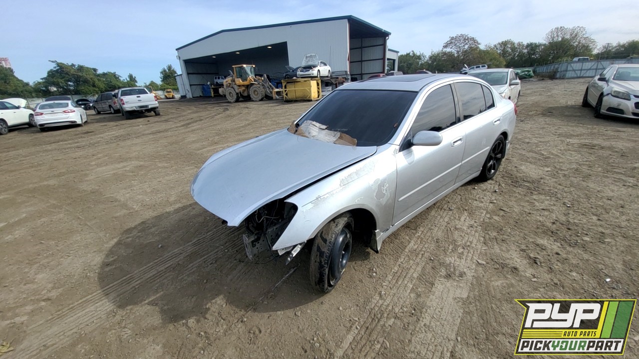 2006 INFINITI G35 partes disponibles