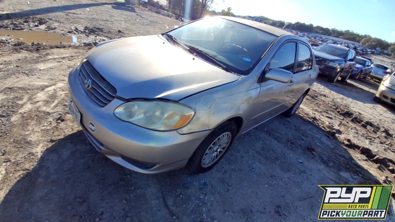 2003 TOYOTA COROLLA partes disponibles