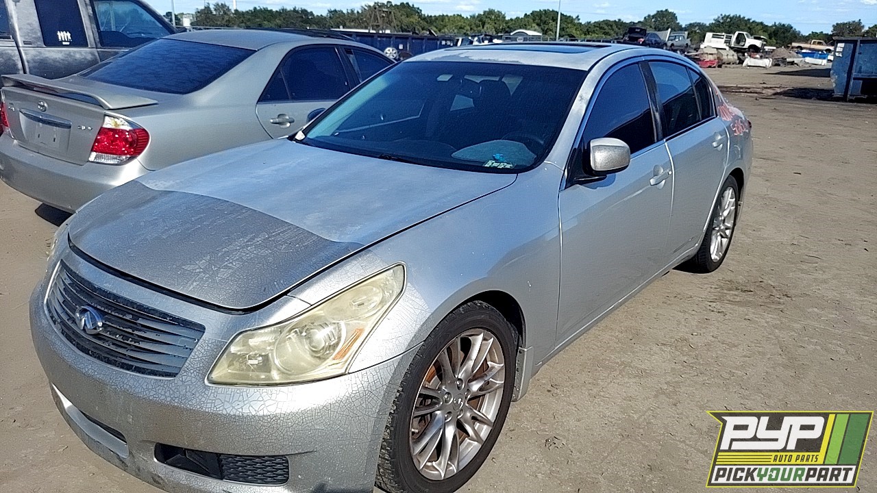 2008 INFINITI G35 partes disponibles
