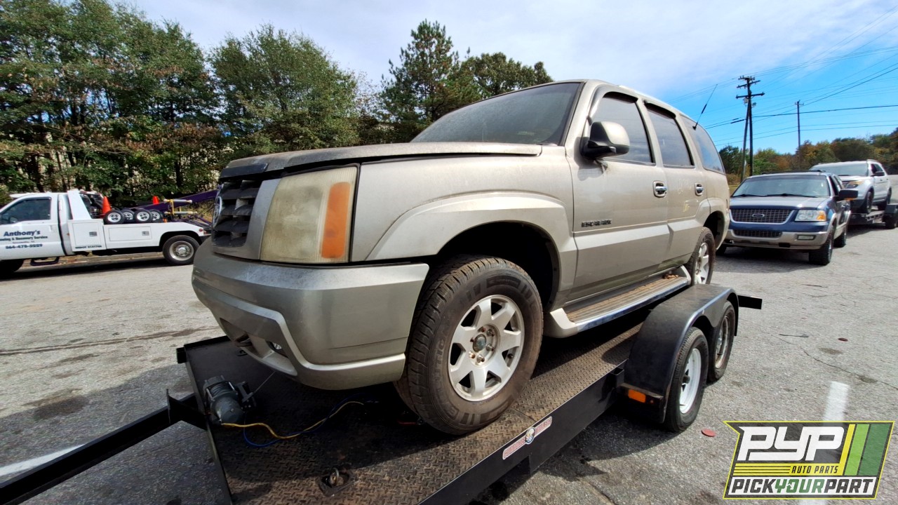 2002 CADILLAC ESCALADE partes disponibles