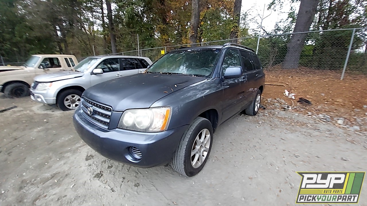 2003 TOYOTA HIGHLANDER partes disponibles