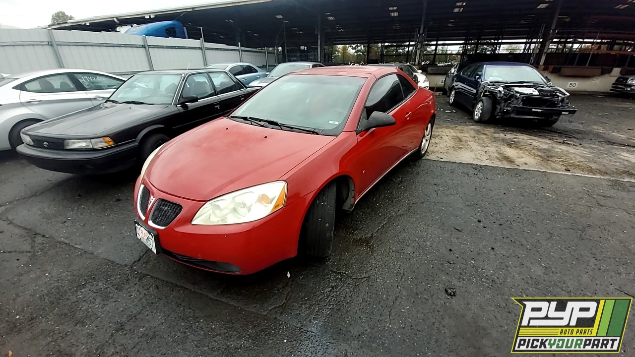 2007 PONTIAC G6 partes disponibles