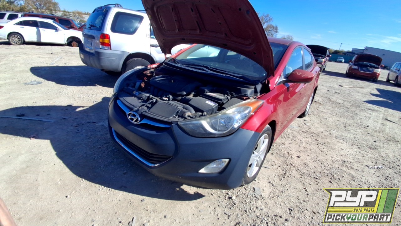 2012 HYUNDAI ELANTRA partes disponibles