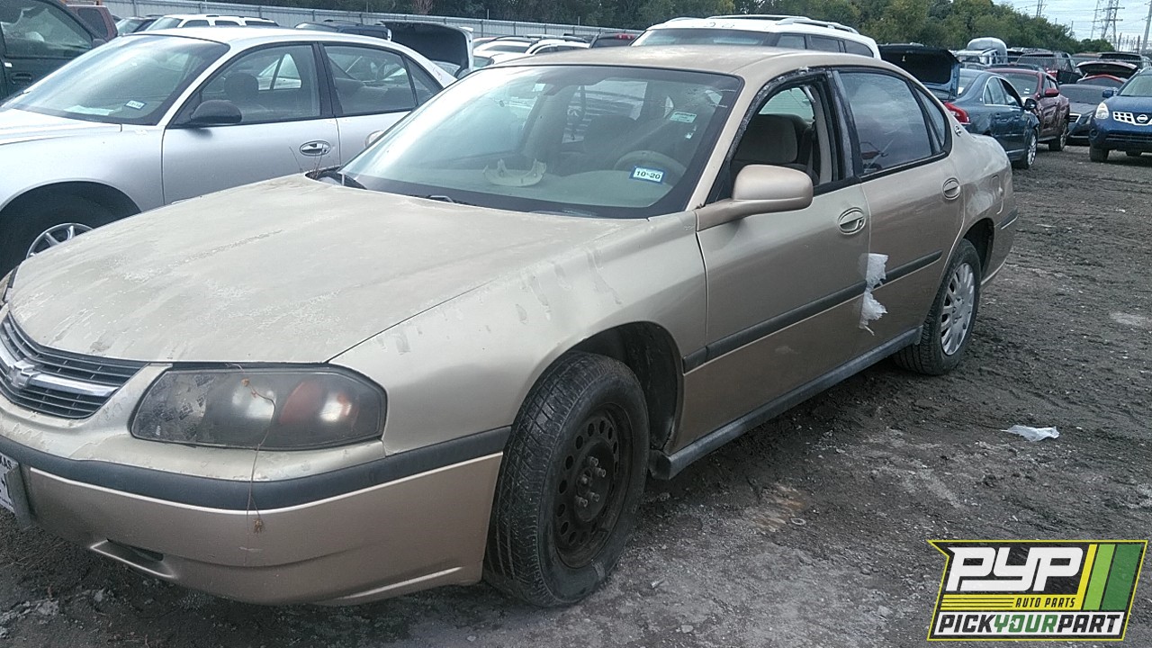 2005 CHEVROLET IMPALA partes disponibles