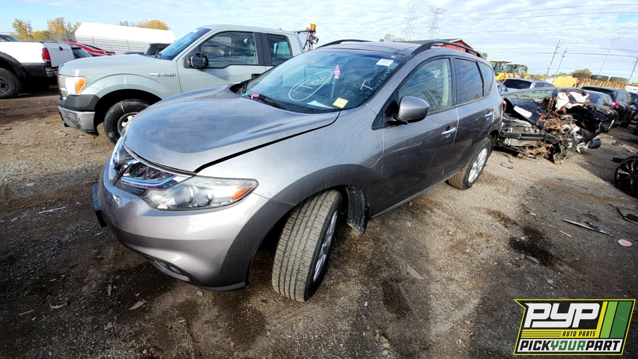 2012 NISSAN MURANO partes disponibles