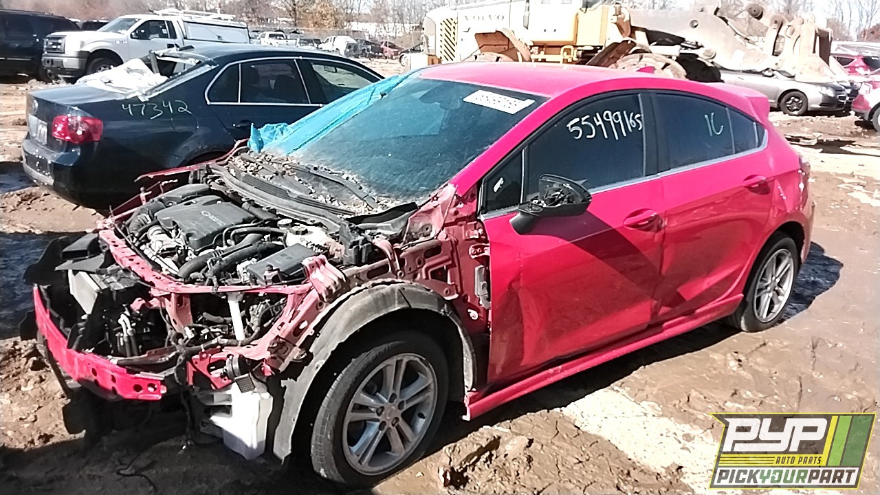 2017 CHEVROLET CRUZE partes disponibles