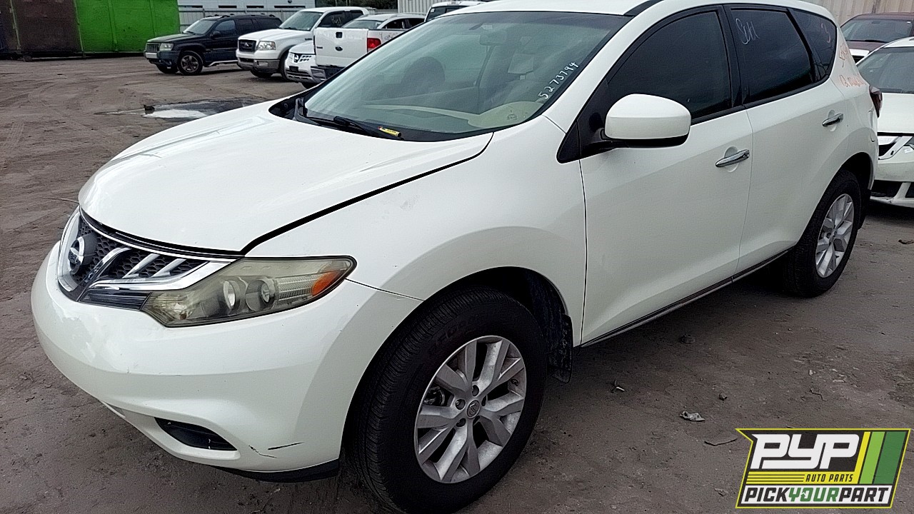 2012 NISSAN MURANO partes disponibles