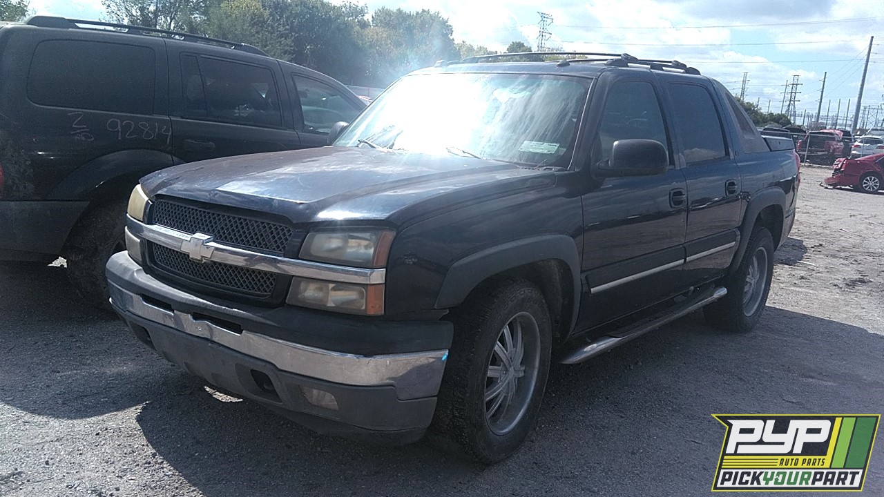 2005 CHEVROLET AVALANCHE 1500 partes disponibles