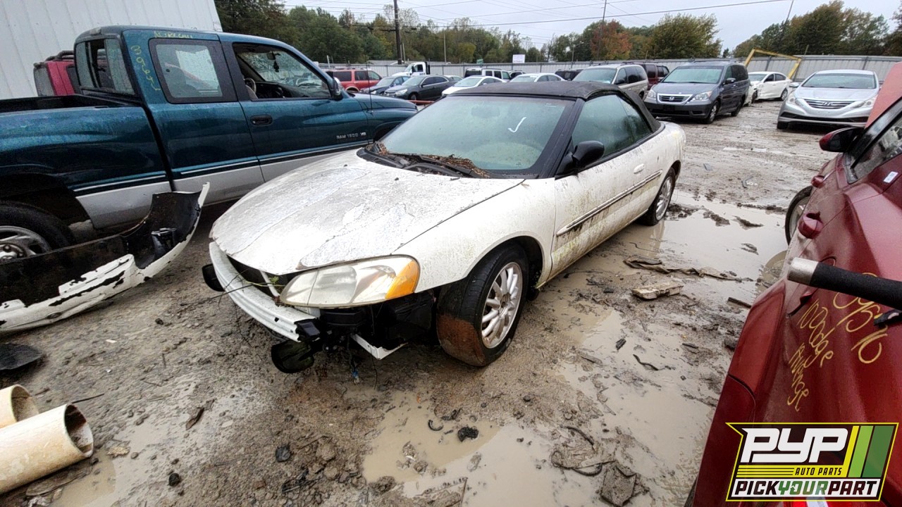 2001 CHRYSLER SEBRING partes disponibles