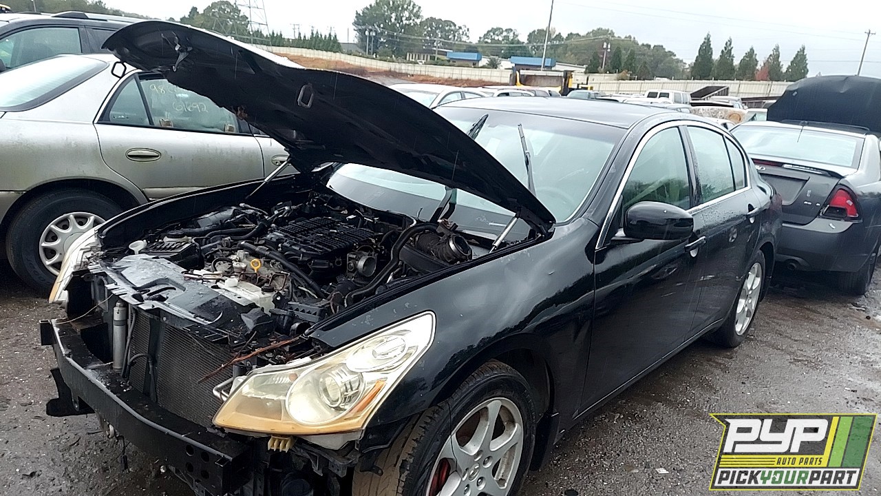 2007 INFINITI G35 partes disponibles