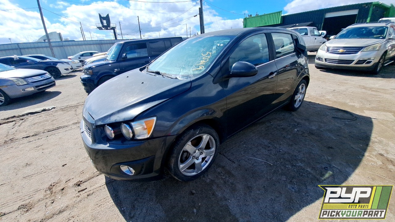 2016 CHEVROLET SONIC partes disponibles