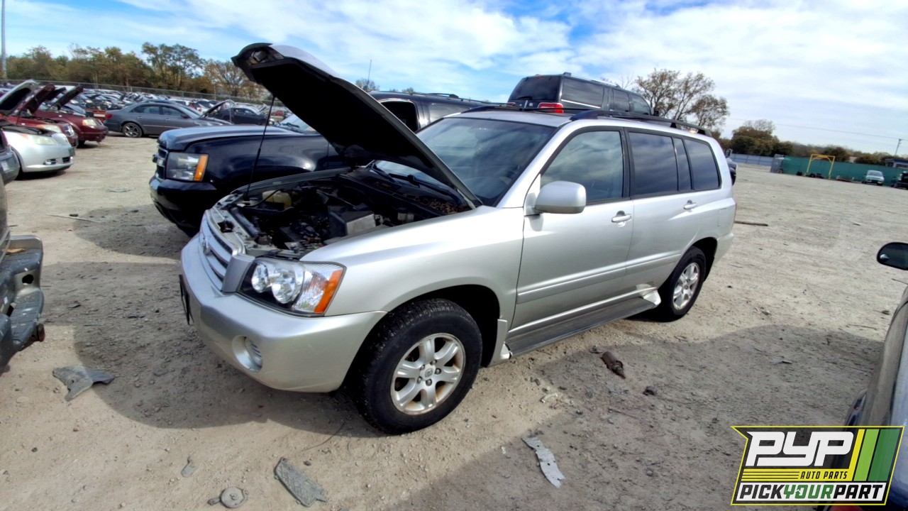 2002 TOYOTA HIGHLANDER partes disponibles