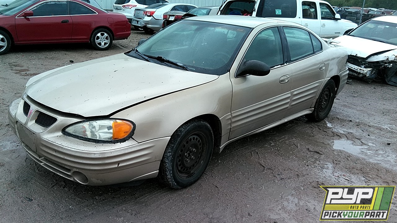 2002 PONTIAC GRAND AM available for parts