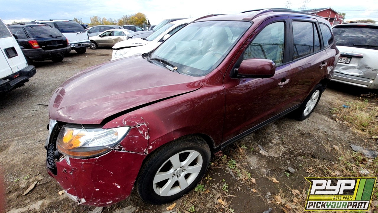 2007 HYUNDAI SANTA FE partes disponibles