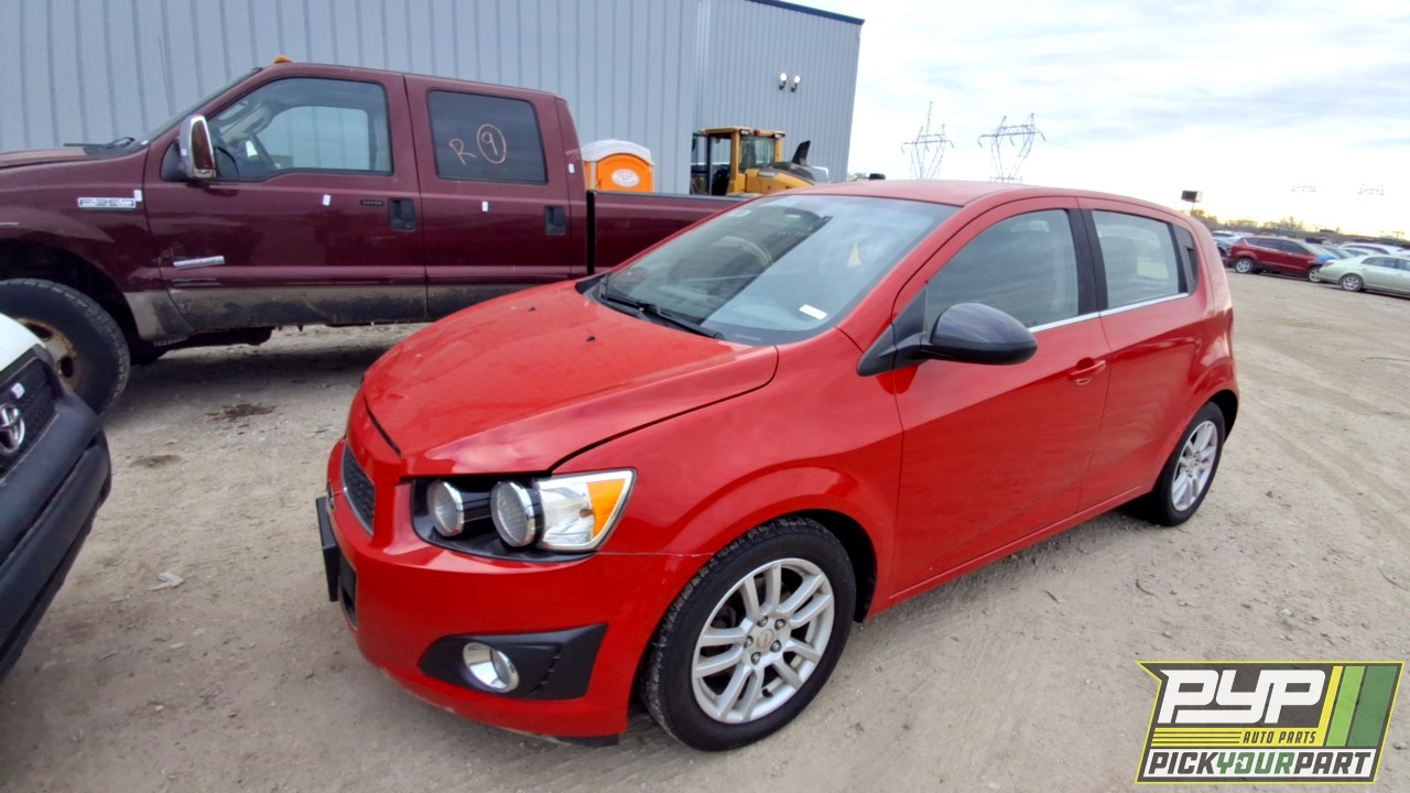 2012 CHEVROLET SONIC partes disponibles