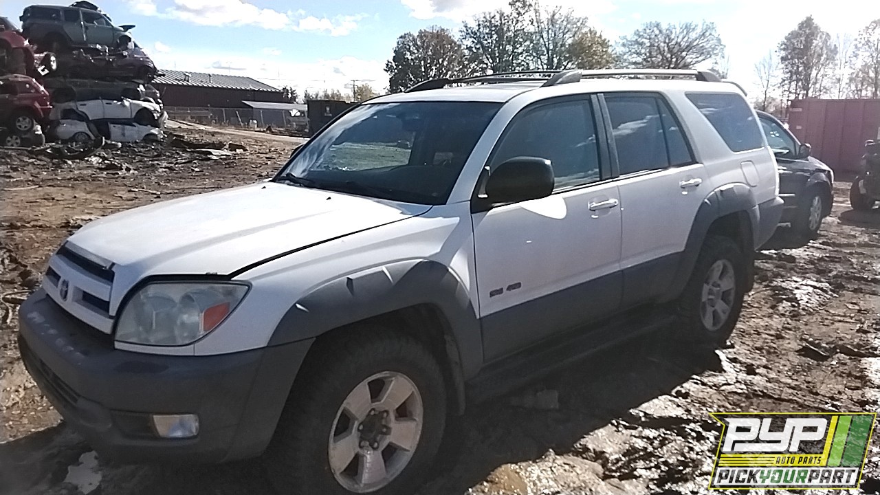 2003 TOYOTA 4RUNNER partes disponibles