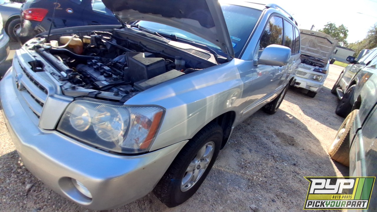 2001 TOYOTA HIGHLANDER partes disponibles