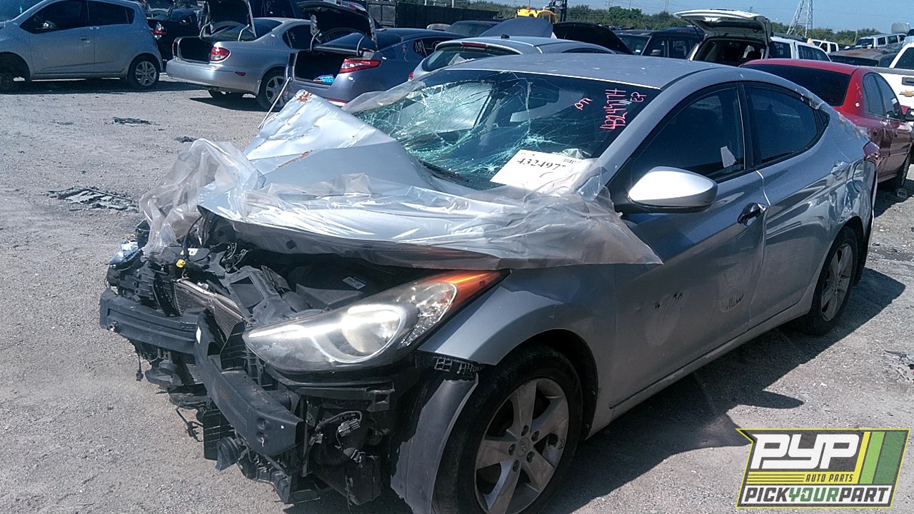 2012 HYUNDAI ELANTRA partes disponibles