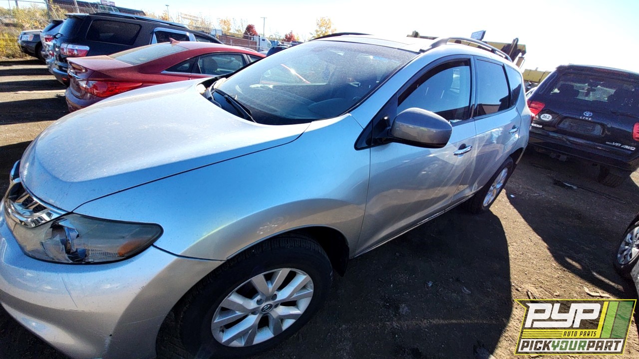 2011 NISSAN MURANO partes disponibles