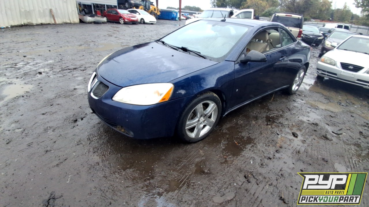 2008 PONTIAC G6 partes disponibles