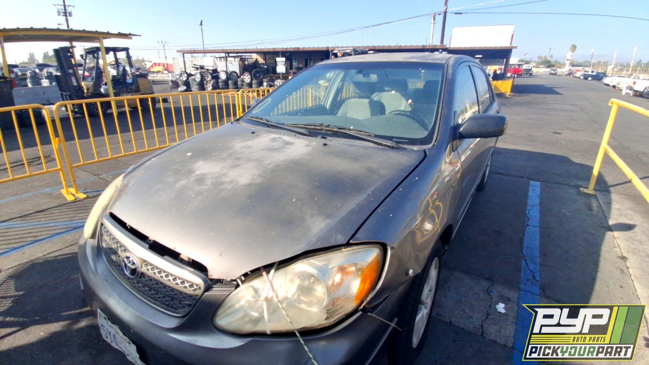 2007 TOYOTA COROLLA partes disponibles