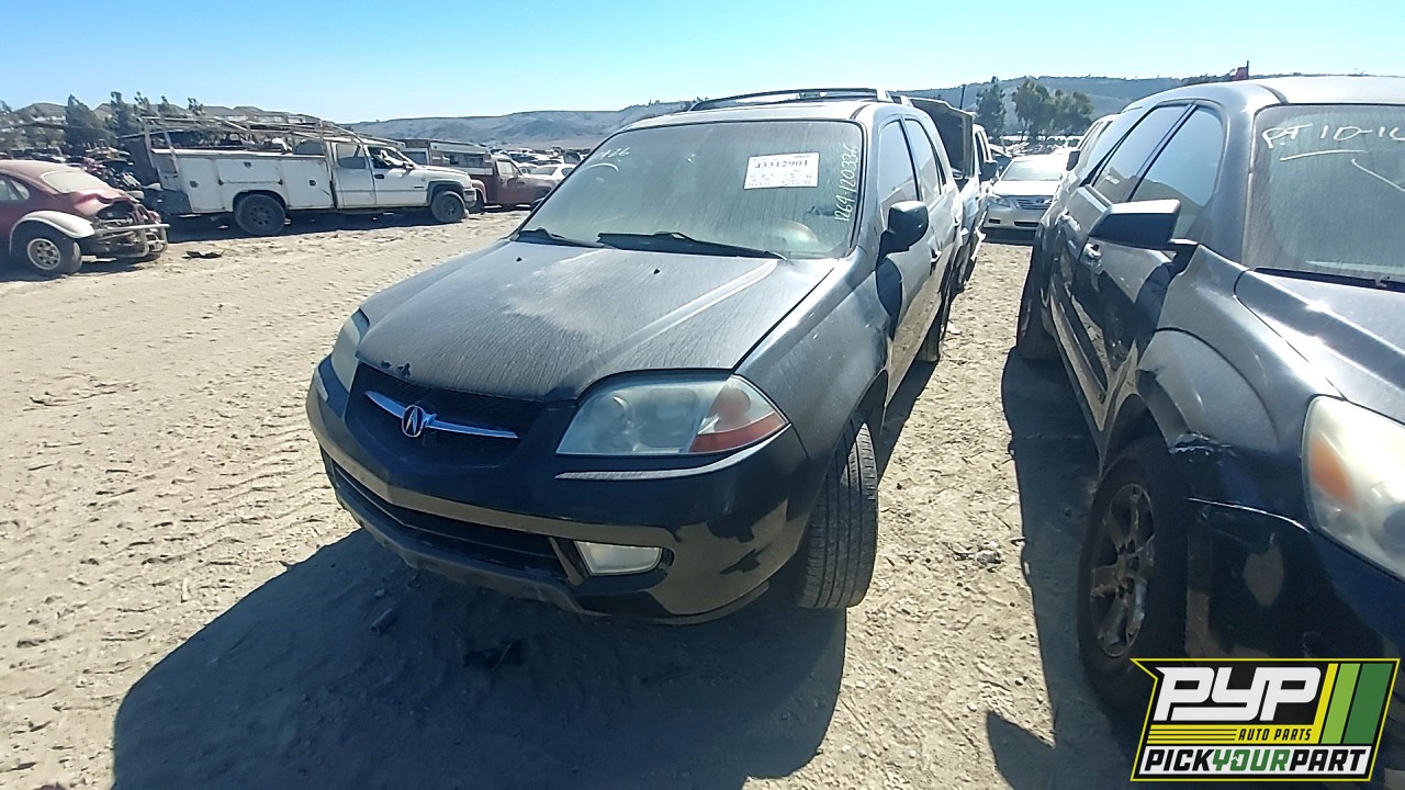 2002 ACURA MDX partes disponibles