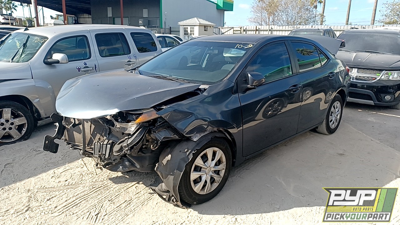 2016 TOYOTA COROLLA partes disponibles
