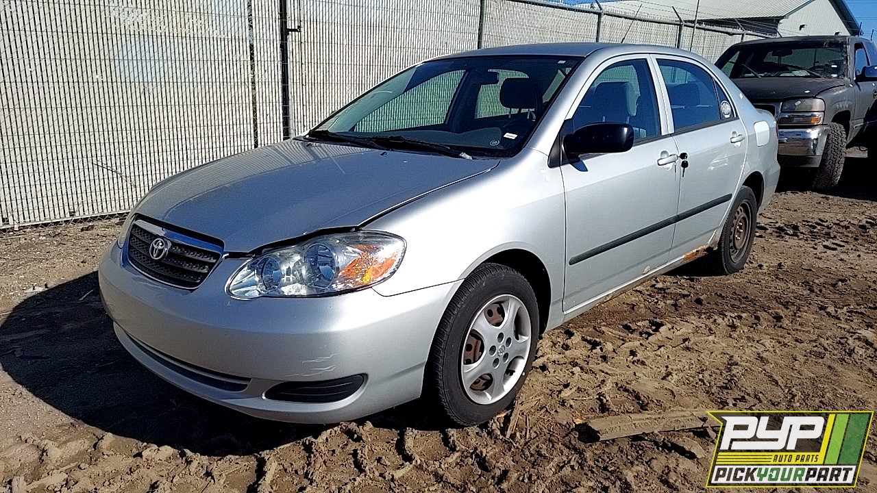 2007 TOYOTA COROLLA partes disponibles