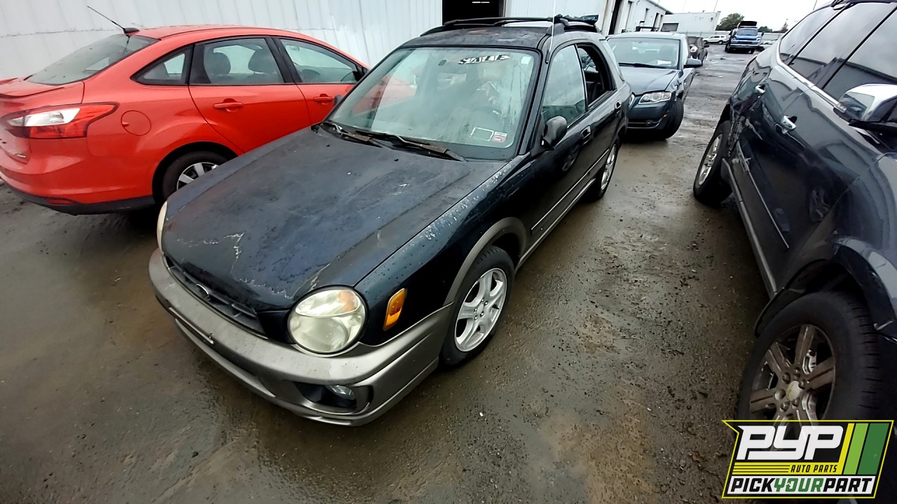 2002 SUBARU IMPREZA partes disponibles