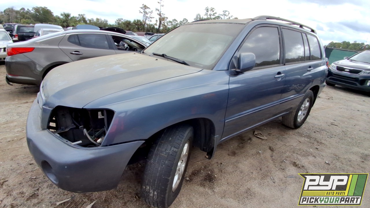 2002 TOYOTA HIGHLANDER available for parts