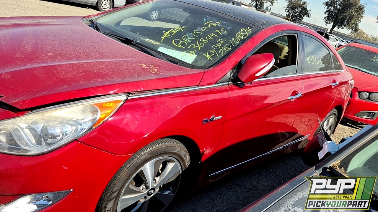 2012 HYUNDAI SONATA partes disponibles