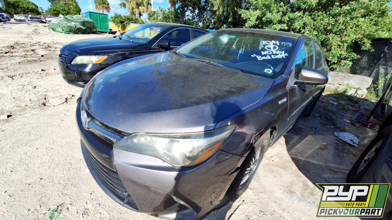 2015 TOYOTA CAMRY partes disponibles