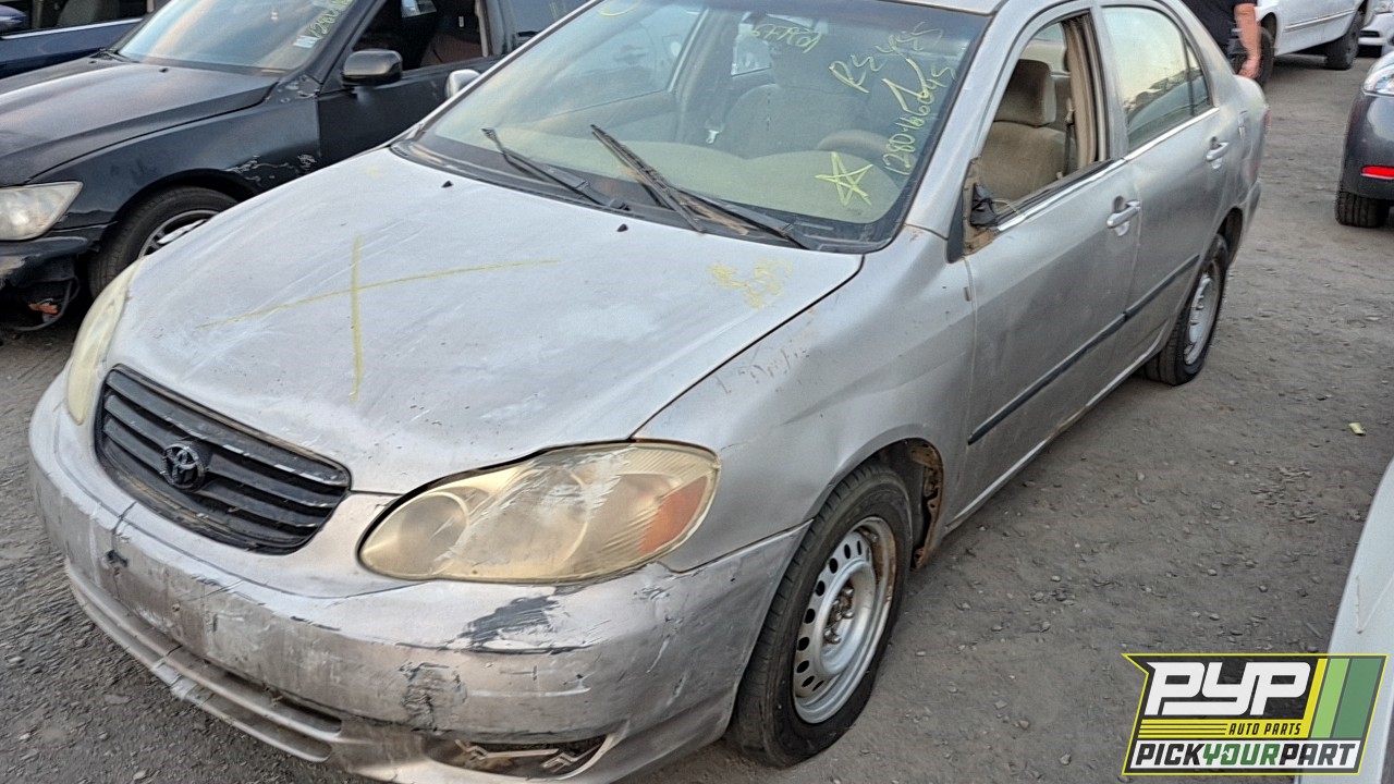 2003 TOYOTA COROLLA available for parts