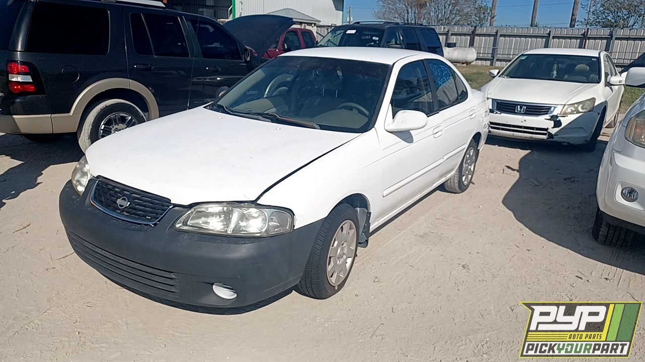 2001 NISSAN SENTRA partes disponibles