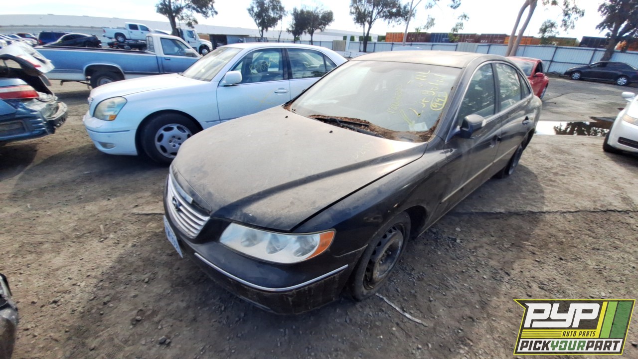 2009 HYUNDAI AZERA partes disponibles