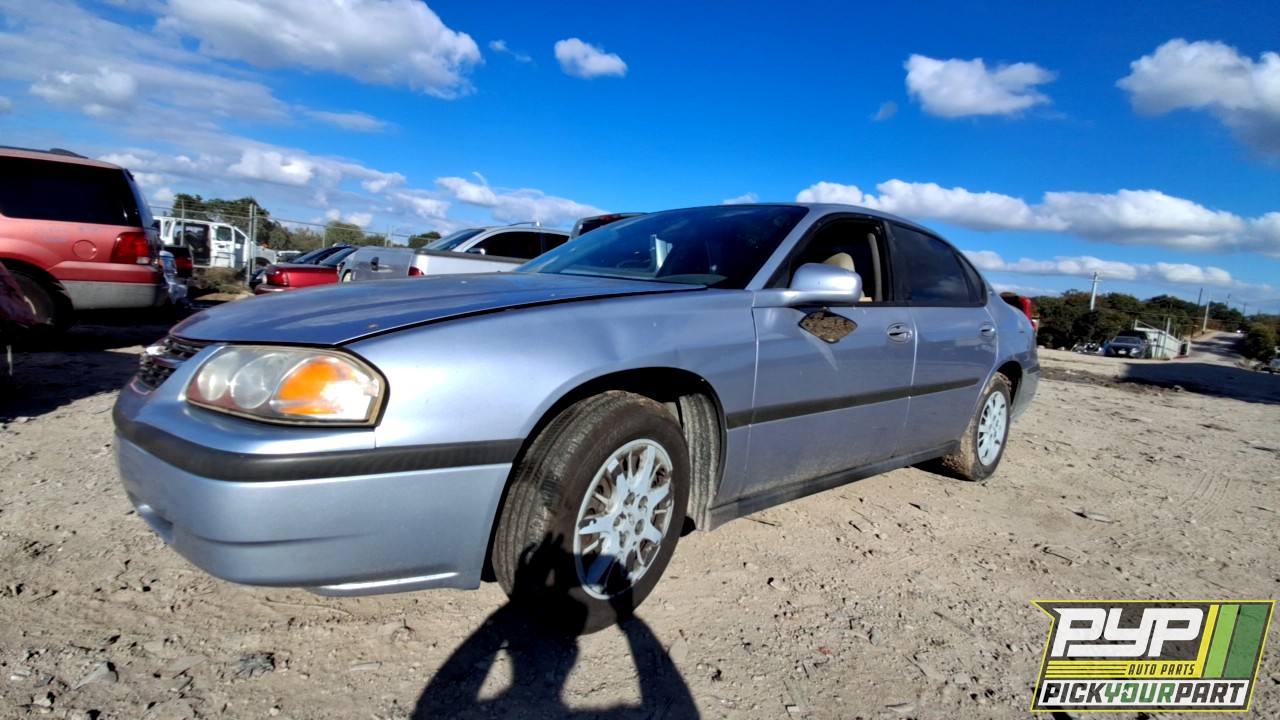 2005 CHEVROLET IMPALA partes disponibles