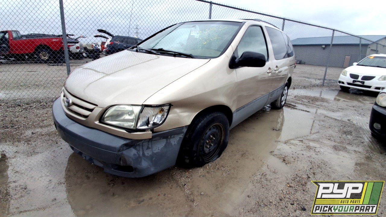 2002 TOYOTA SIENNA partes disponibles