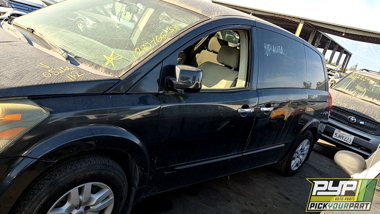 2007 NISSAN QUEST partes disponibles