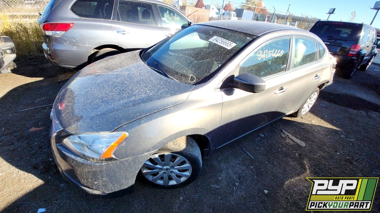2015 NISSAN SENTRA partes disponibles