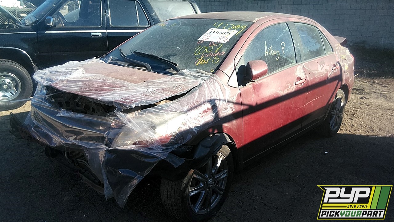 2007 TOYOTA YARIS partes disponibles