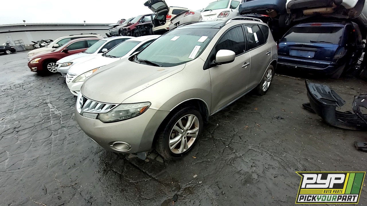 2010 NISSAN MURANO partes disponibles