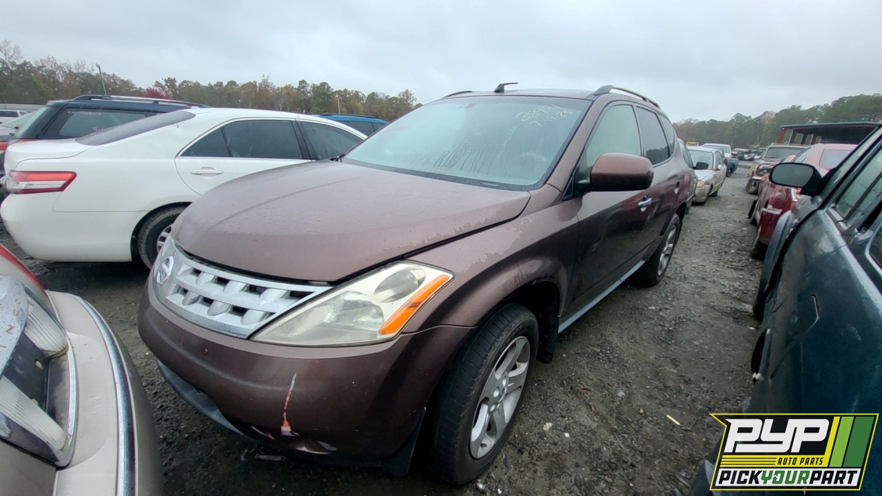 2003 NISSAN MURANO partes disponibles